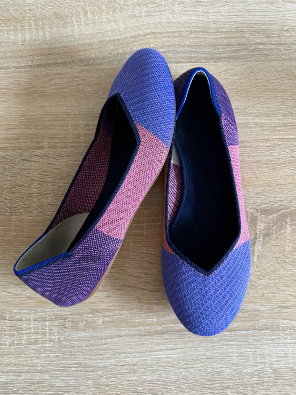 Rothy's The Flat Metallic Lilac Limited Edition Ballet Flats Women’s Size 9